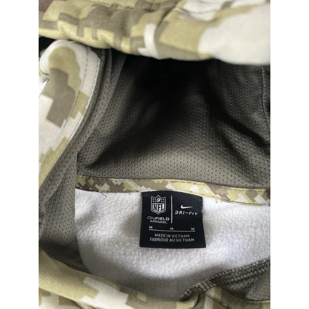 Nike Dri Fit Cleveland Browns Salute to Service Digital Camo Hoodie Men's Sz Med